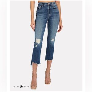 NWT Mother Jeans The Insider Crop Step Chew Size 34